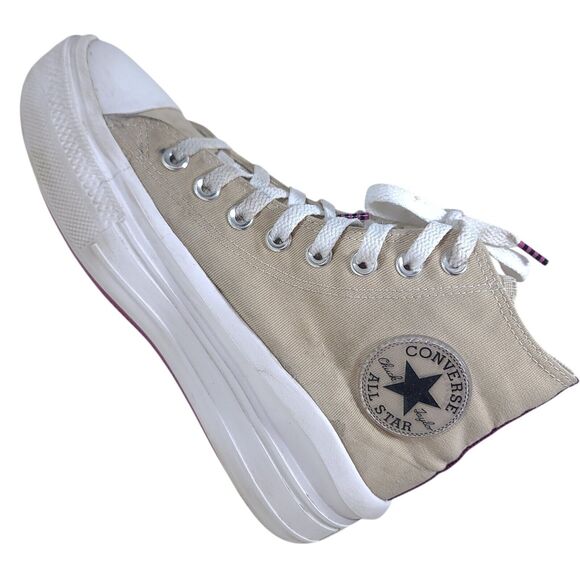 Vtg Converse Chuck Taylor All Star Move High Top Farro Sz 7.5 platform 568794C